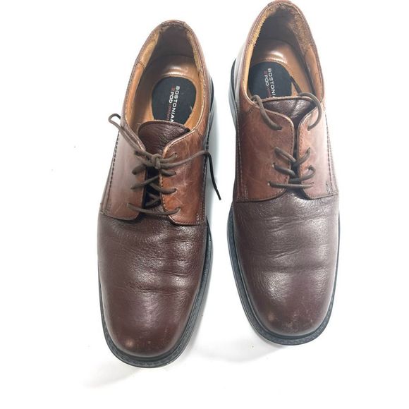 Bostonian Mens Derby Oxford Dress Shoes Brown Two Tone Leather Lace Up 11 main image 10
